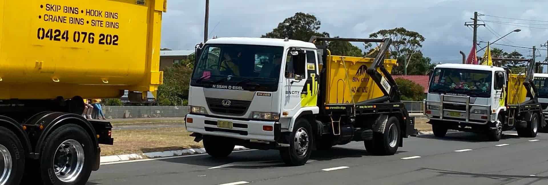 Bin City Trucks — Skip Bin Hire in Wollongong, NSW
